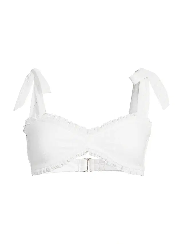 Beach Riot Women's Taryn Eyelet Bikini Top - White