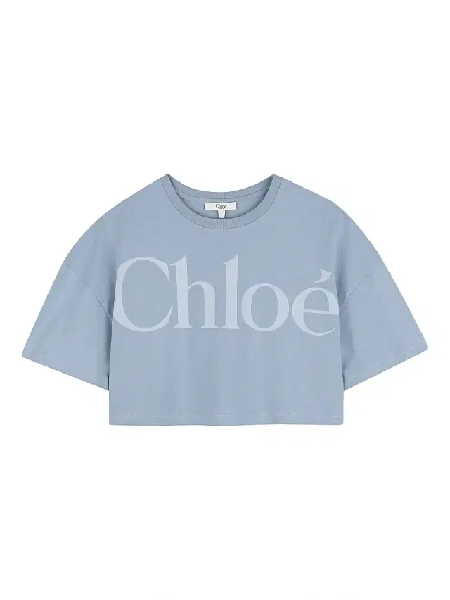 Little Girl's & Girl's Logo Crop T-Shirt - Blue