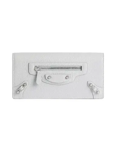 Balenciaga Women's Le City Money Long Wallet - Light Grey | Thumbnail 1