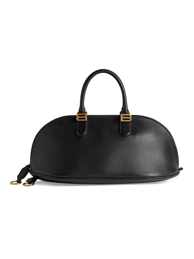 Balenciaga Women's Bolero Bowling Top Handle Bag - Black
