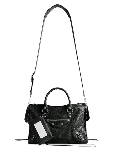 Balenciaga Women's Le City Crossbody Bag - Black | Thumbnail 5