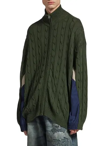 Balenciaga Men's Hybrid Jacket | Thumbnail 2