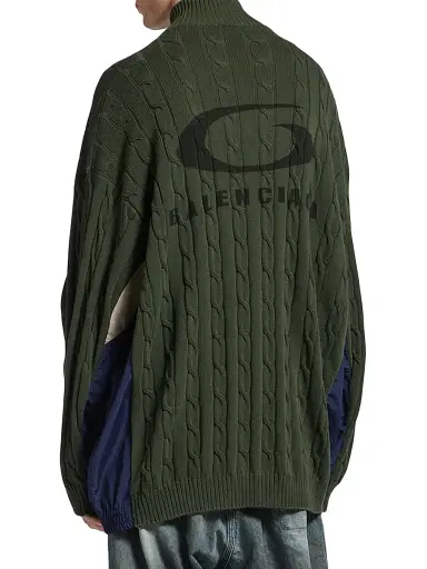 Balenciaga Men's Hybrid Jacket | Thumbnail 4