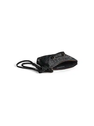 Balenciaga Women's Le City Zipped Pouch Charm - Black | Thumbnail 5 Balenciaga Women's Le City Zipped Pouch Charm - Black | Thumbnail 5