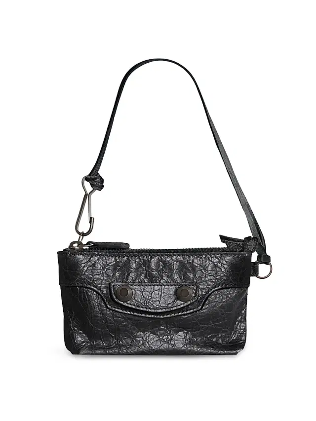Women's Le City Zipped Pouch Charm - Black