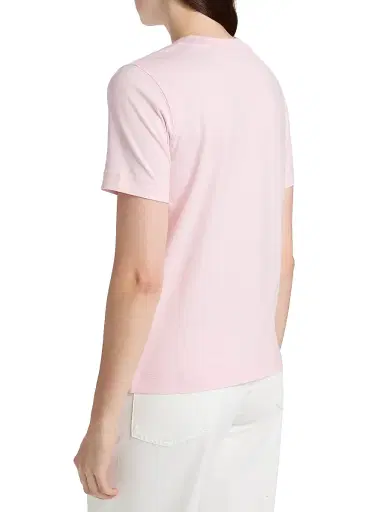 Burberry Women's Frankie Cotton Crewneck T-Shirt - Mallow Pink | Thumbnail 5