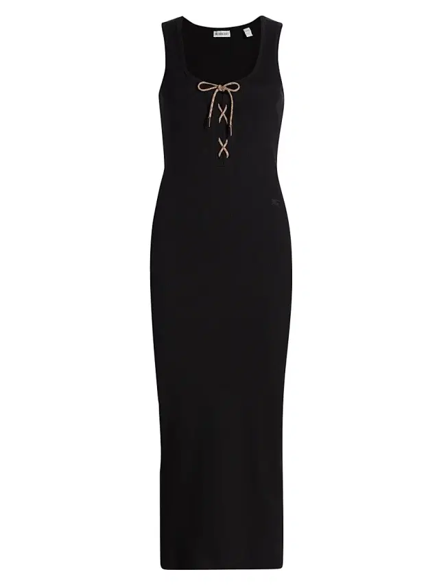 Women's Carlotta Stretch-Cotton Midi-Dress - Black
