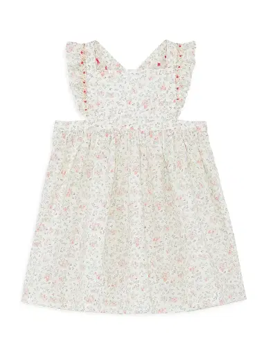 Marie-Chantal Baby Girl's Athena Cleo Frill Printed Dress & Bloomers Set | Thumbnail 2