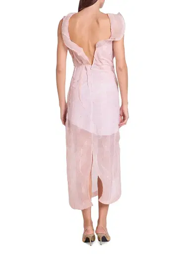 Victoria Beckham Women's Shoulder Loop Midi-Dress | Thumbnail 5