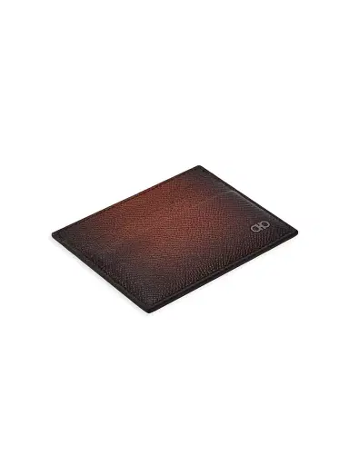 Ferragamo Men's Micro Gancio Embossed Leather Card Case | Thumbnail 3 Ferragamo Men's Micro Gancio Embossed Leather Card Case | Thumbnail 3