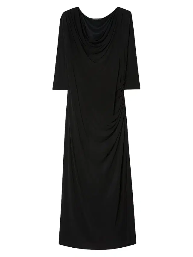 Marina Rinaldi Women's Crepe Jersey Dress - Black
