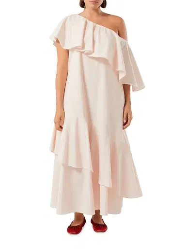Marina Rinaldi Women's Cotton Poplin Dress - Pink - Size 16 | Thumbnail 2 Marina Rinaldi Women's Cotton Poplin Dress - Pink - Size 16 | Thumbnail 2