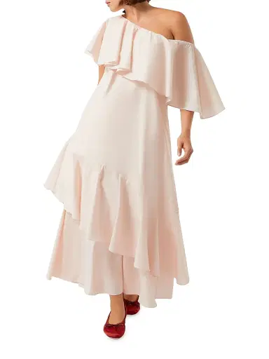 Marina Rinaldi Women's Cotton Poplin Dress - Pink - Size 16 | Thumbnail 3 Marina Rinaldi Women's Cotton Poplin Dress - Pink - Size 16 | Thumbnail 3