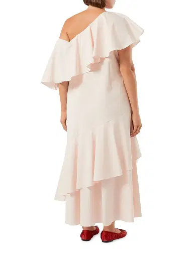 Marina Rinaldi Women's Cotton Poplin Dress - Pink - Size 16 | Thumbnail 4 Marina Rinaldi Women's Cotton Poplin Dress - Pink - Size 16 | Thumbnail 4
