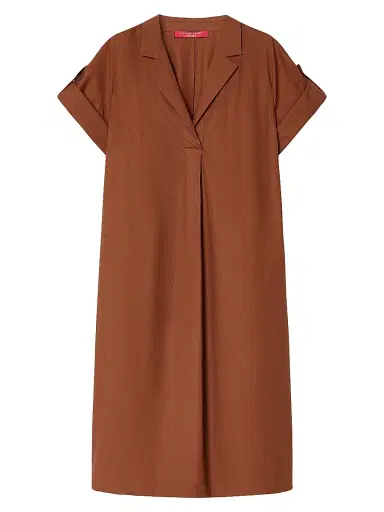 Marina Rinaldi Women's Cotton Poplin Dress - Fard - Size 16 | Thumbnail 1