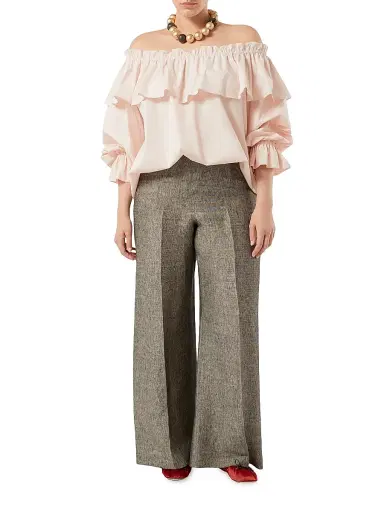 Marina Rinaldi Women's Cotton Poplin Shirt - Pink - Size 16 | Thumbnail 2 Marina Rinaldi Women's Cotton Poplin Shirt - Pink - Size 16 | Thumbnail 2