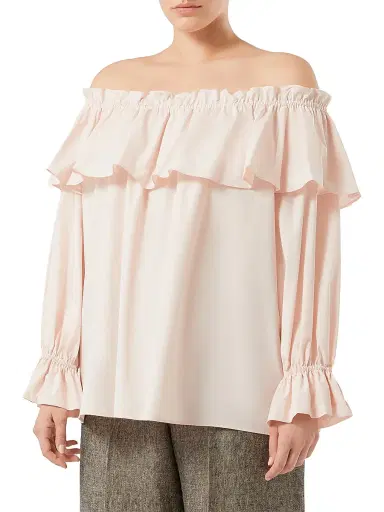 Marina Rinaldi Women's Cotton Poplin Shirt | Thumbnail 3 Marina Rinaldi Women's Cotton Poplin Shirt | Thumbnail 3