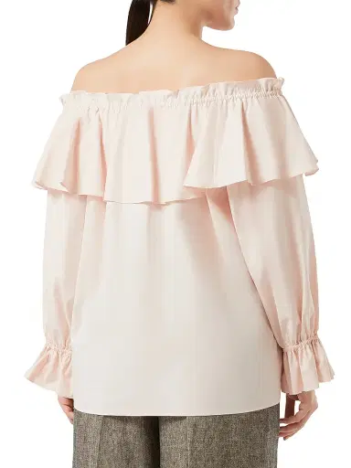 Marina Rinaldi Women's Cotton Poplin Shirt - Pink - Size 16 | Thumbnail 4 Marina Rinaldi Women's Cotton Poplin Shirt - Pink - Size 16 | Thumbnail 4