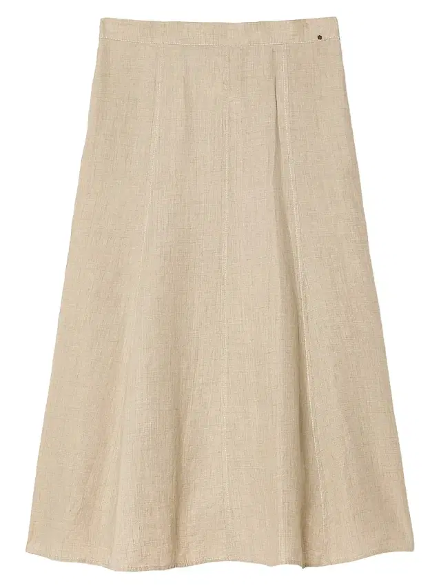 Marina Rinaldi Women's Faded Linen Skirt - Sand