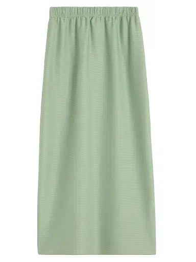 MM Max Mara Women's Long Ottoman Jersey Skirt | Thumbnail 1