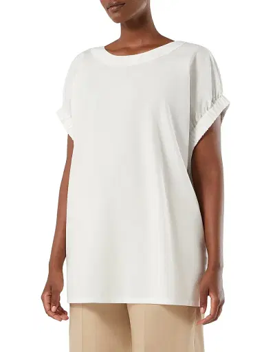Marina Rinaldi Women's Cotton Poplin Blouse | Thumbnail 3 Marina Rinaldi Women's Cotton Poplin Blouse | Thumbnail 3