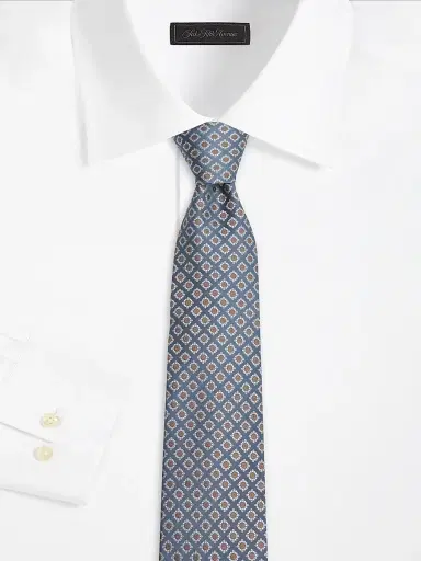 Isaia Men's Floral Medallion Silk Tie | Thumbnail 2 Isaia Men's Floral Medallion Silk Tie | Thumbnail 2