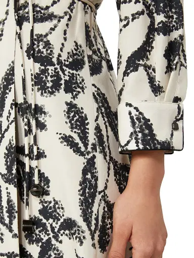 Max Mara Women's Printed Poplin Dress - Beige Multi - Size 16 | Thumbnail 6 Max Mara Women's Printed Poplin Dress - Beige Multi - Size 16 | Thumbnail 6