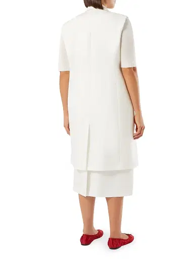 Marina Rinaldi Women's Linen Gilet - White - Size 16 | Thumbnail 4 Marina Rinaldi Women's Linen Gilet - White - Size 16 | Thumbnail 4