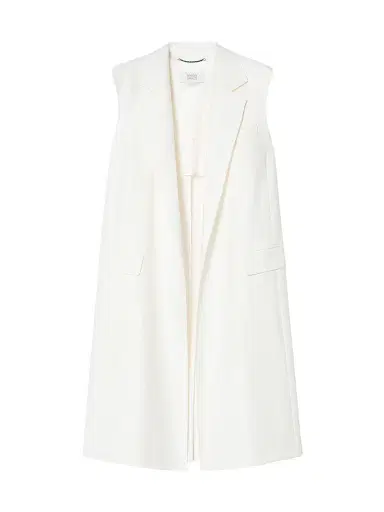 Marina Rinaldi Women's Linen Gilet - White - Size 16 | Thumbnail 1 Marina Rinaldi Women's Linen Gilet - White - Size 16 | Thumbnail 1