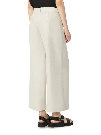Max Mara Women's Stretch Cotton and Linen Trousers | Thumbnail 4