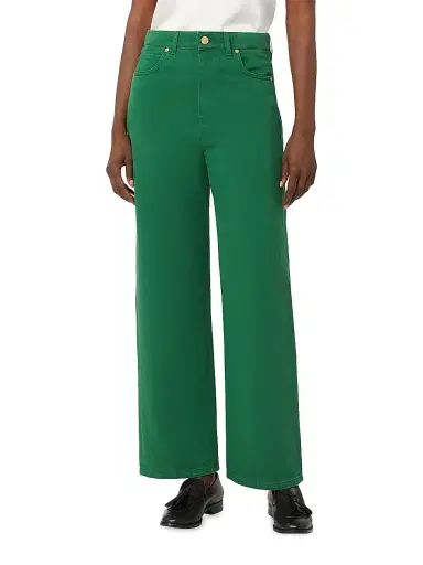 Max Mara Women's Cotton and Linen 5 Pocket Trousers - Peony | Thumbnail 8