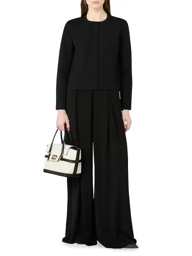 Max Mara Women's Viscose Crepe Yarn Jacket | Thumbnail 2