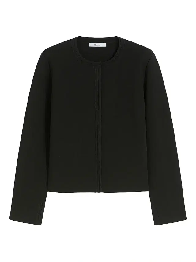 Women's Viscose Crepe Yarn Jacket - Black