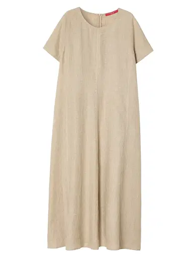 Marina Rinaldi Women's Faded Linen Dress | Thumbnail 1 Marina Rinaldi Women's Faded Linen Dress | Thumbnail 1