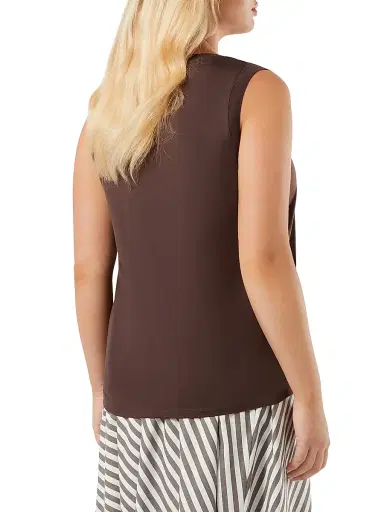 Marina Rinaldi Women's Jersey and Satin Top | Thumbnail 4 Marina Rinaldi Women's Jersey and Satin Top | Thumbnail 4