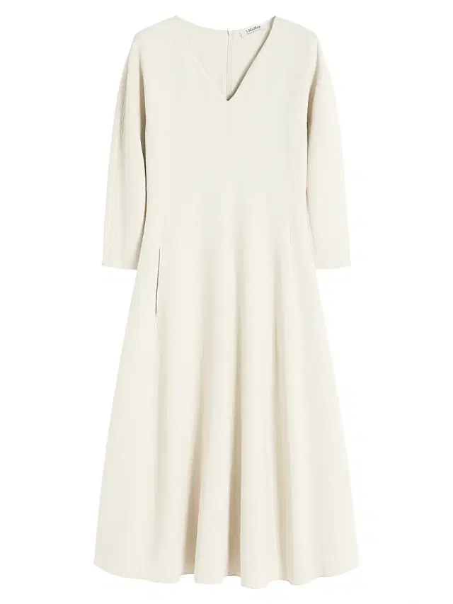 Women's Stretch Jersey Dress - Ecru
