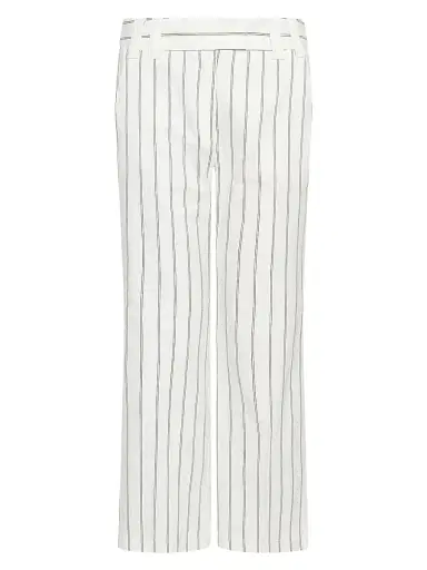 Marella Women's Flared Linen and Cotton Trousers - White | Thumbnail 1 Marella Women's Flared Linen and Cotton Trousers - White | Thumbnail 1