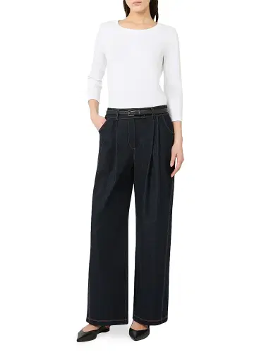 MM Max Mara Women's Cotton T-Shirt - White - Size XL | Thumbnail 2