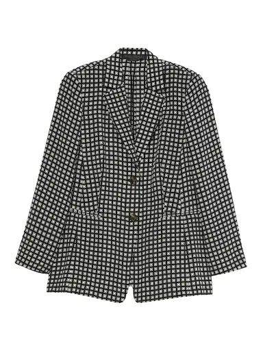 Marina Rinaldi Women's Silk Blazer - Midnightblue - Size 16 | Thumbnail 1