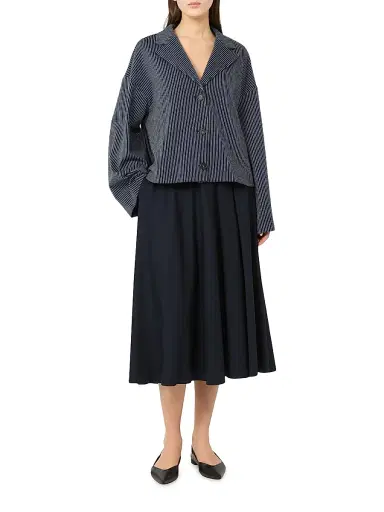 MM Max Mara Women's Milano Knit Jersey Jacket - Ultramarine - Size XL | Thumbnail 2 MM Max Mara Women's Milano Knit Jersey Jacket - Ultramarine - Size XL | Thumbnail 2