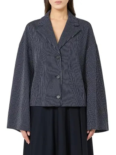 MM Max Mara Women's Milano Knit Jersey Jacket - Ultramarine - Size XL | Thumbnail 3 MM Max Mara Women's Milano Knit Jersey Jacket - Ultramarine - Size XL | Thumbnail 3