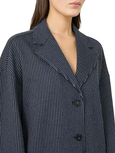 MM Max Mara Women's Milano Knit Jersey Jacket - Ultramarine - Size XL | Thumbnail 5 MM Max Mara Women's Milano Knit Jersey Jacket - Ultramarine - Size XL | Thumbnail 5