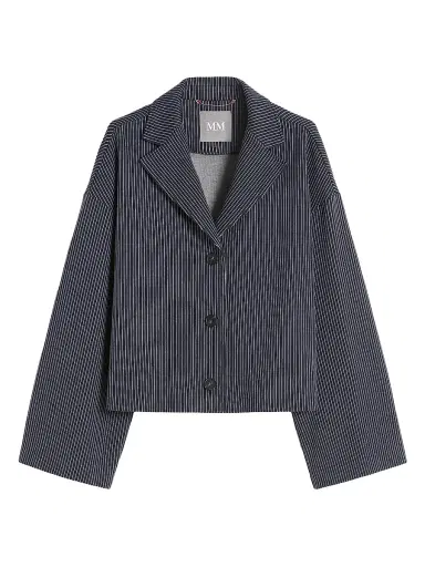 MM Max Mara Women's Milano Knit Jersey Jacket - Ultramarine - Size XL | Thumbnail 1 MM Max Mara Women's Milano Knit Jersey Jacket - Ultramarine - Size XL | Thumbnail 1
