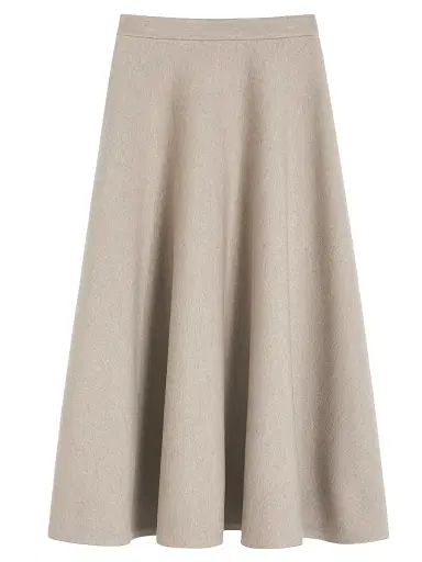Max Mara Women's Full, Tech Wool Skirt | Thumbnail 1