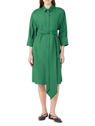 Max Mara Women's Cotton Shirt Dress | Thumbnail 2 Max Mara Women's Cotton Shirt Dress | Thumbnail 2
