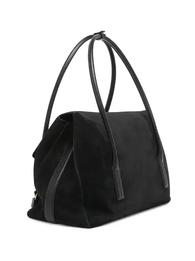 Tom Ford Women's Medium Suede & Leather Shoulder Bag - Black | Thumbnail 5 Tom Ford Women's Medium Suede & Leather Shoulder Bag - Black | Thumbnail 5