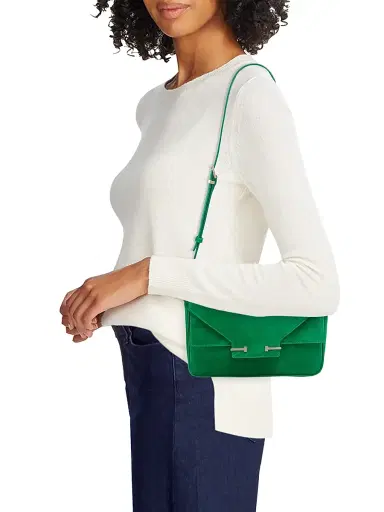 Tom Ford Women's Small Suede Shoulder Bag | Thumbnail 2 Tom Ford Women's Small Suede Shoulder Bag | Thumbnail 2