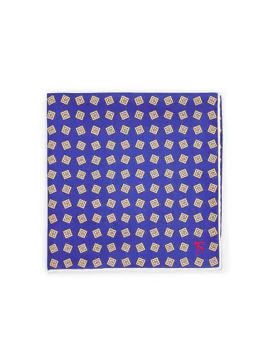 Isaia Men's Square Silk Pocket Square | Thumbnail 1 Isaia Men's Square Silk Pocket Square | Thumbnail 1