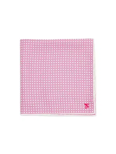 Isaia Men's Pin Dot Silk Pocket Square | Thumbnail 1 Isaia Men's Pin Dot Silk Pocket Square | Thumbnail 1