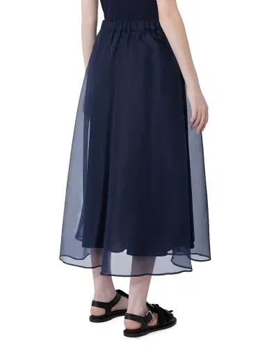 Weekend Max Mara Women's Pleated Silk Organza Skirt | Thumbnail 3 Weekend Max Mara Women's Pleated Silk Organza Skirt | Thumbnail 3